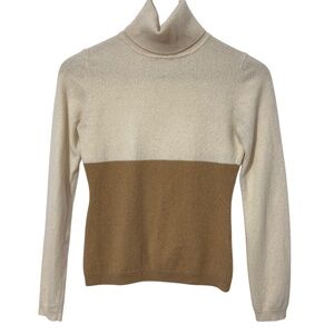 Garnet Hill Cashmere Turtleneck Sweater Size XS Corporate Office Valentines Gift
